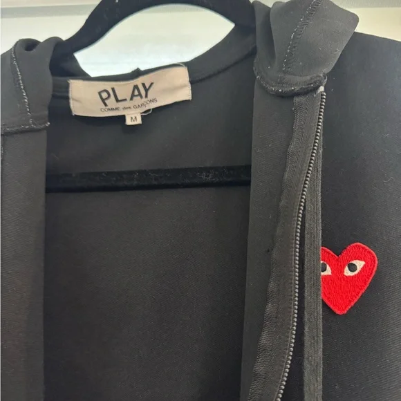 Comme De Garçons PLAY Hoodie Zip Up - Picture 3 of 6